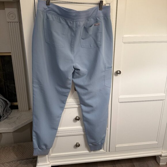 FIGS Set Dusty Blue Limited Edition -Zamora 2.0 Jogger MED/REG & Siaya Top LARGE - Picture 2 of 6